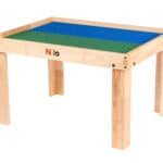 lego table, Nilo lego table, duplo table, lego duplo table, lego duplo play table, green lego baseplate, blue lego baseplate