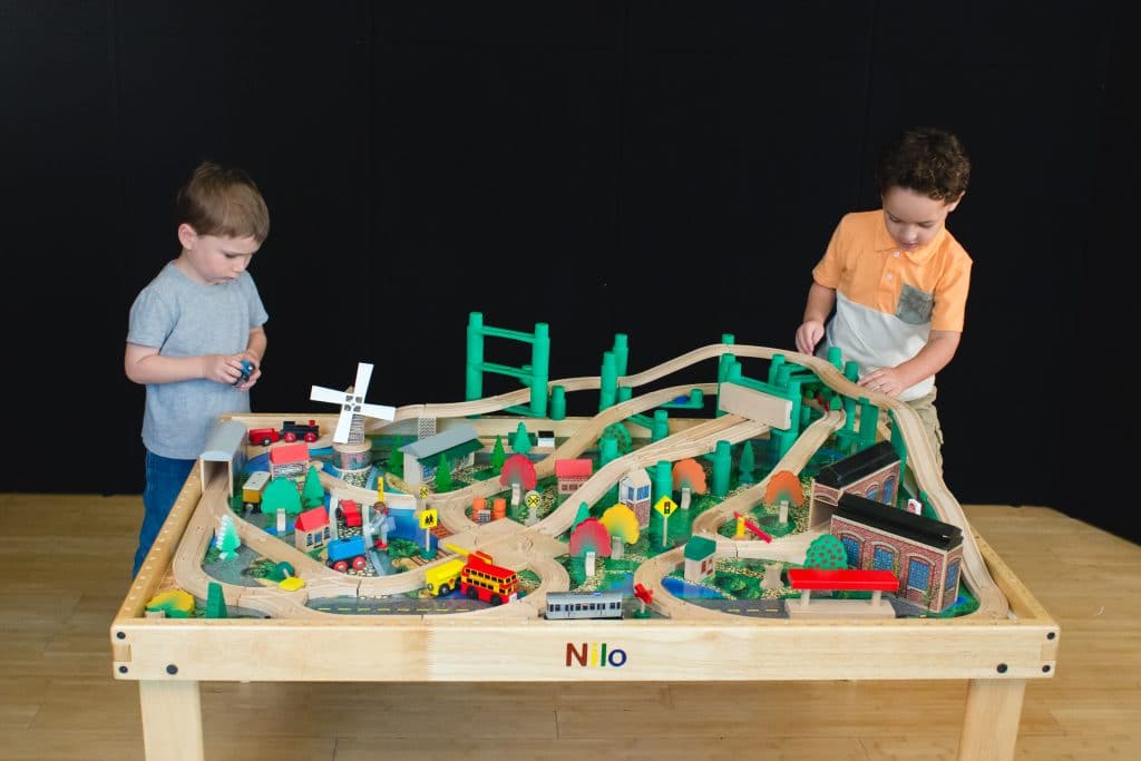 childrens train table