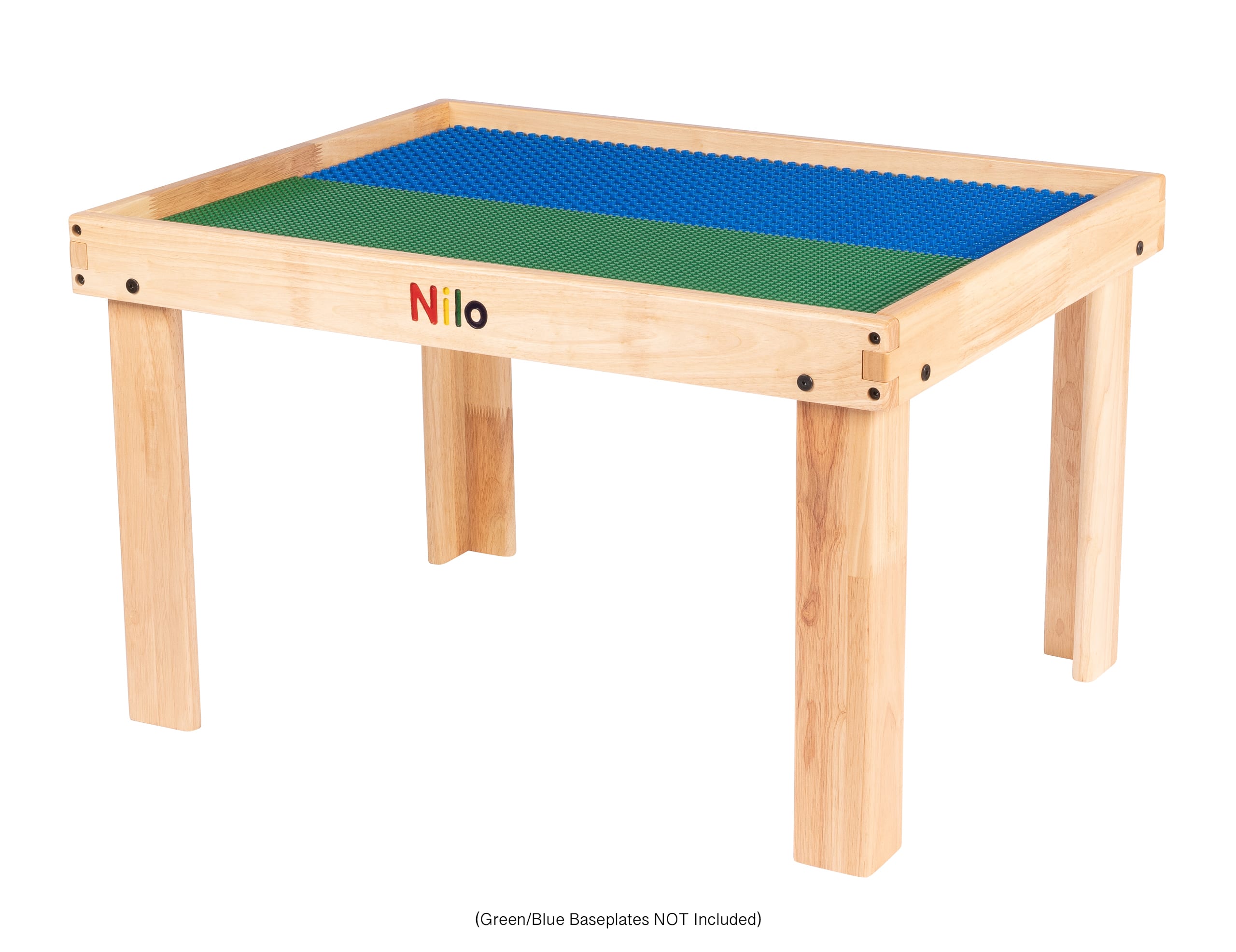 Small Activity Table showing grn/blue baseplates