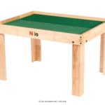 Small Activity Table showing green baseplates