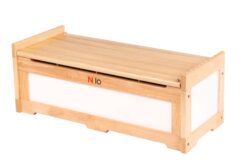 Nilo Toy Chest and Bench for toy storage and kids seat.
