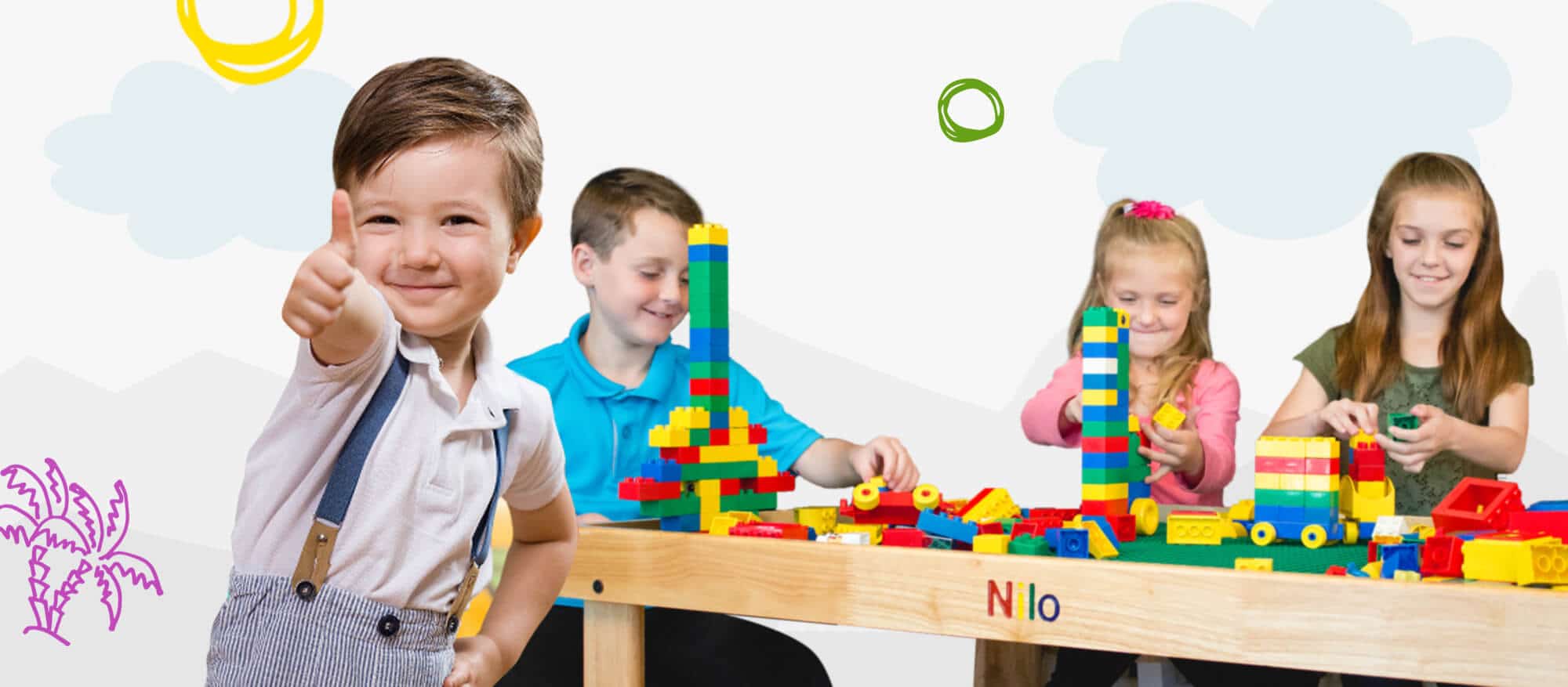 Nilo Lego Table & Duplo Table