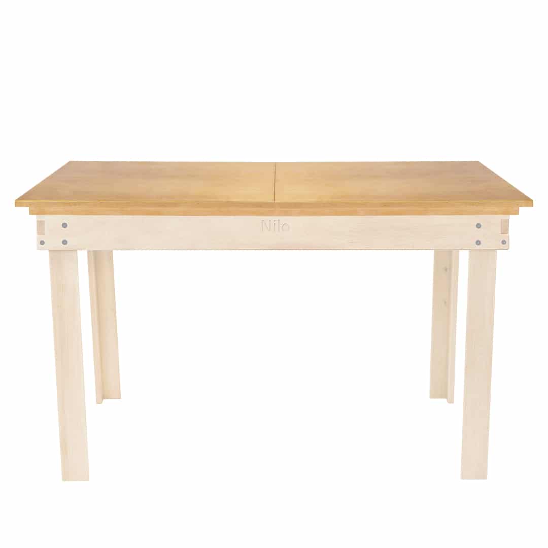 The Nilo dining topper shown on the Nilo Gamer Table, a board gaming table.
