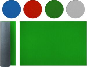 green roll-out felt mat, gaming mat, puzzle mat, boardgame mat, gaming mat, tabletop gaming mat
