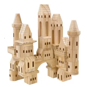 castle blocks, wooden castle blocks, wooden bricks, wooden castle bricks