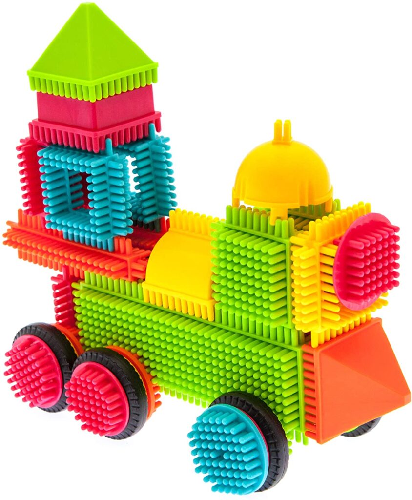bristle blocks for kids, colorful building bricks for kids, bristle blocks