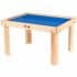 small kids play table with lego boards baseplates