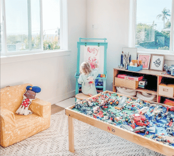 playroom ideas, designing a dream playroom, playroom storage ideas, small bedroom kids ideas