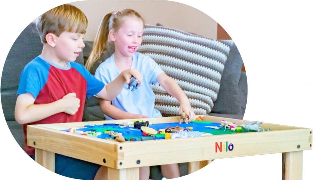 play table for children in living room, toy table in living room, wooden activity table, activity table for kids, kids table, childrens table, toddler table