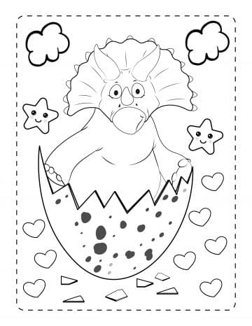 dinosaur printable for kids, printables for kids, free printable, free coloring sheet